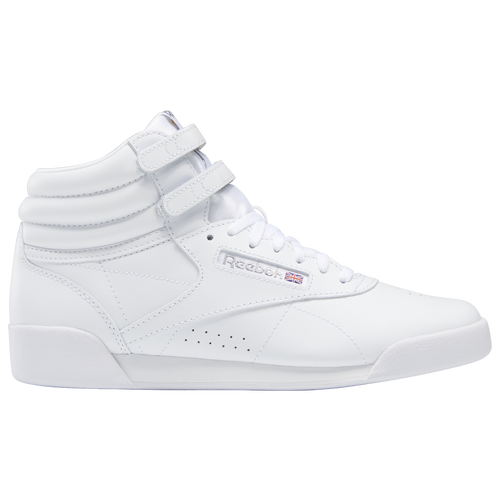

Reebok Girls Reebok Freestyle - Girls' Grade School Basketball Shoes White/White Size 5.0