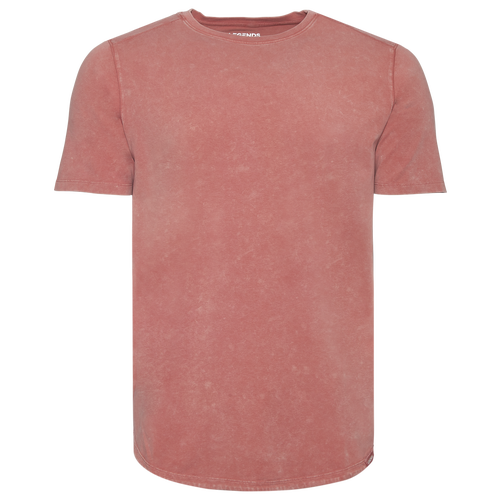 

Legends Curved Hem Aviation T-Shirt - Mens Washed Withered Rose/Washed Withered Rose Size L