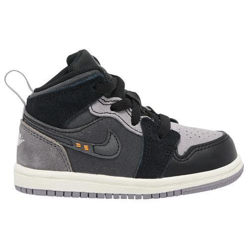 

Jordan Boys Jordan AJ 1 Mid SE Craft - Boys' Toddler Running Shoes Black/Cement Grey/Light Graphite Size 04.0