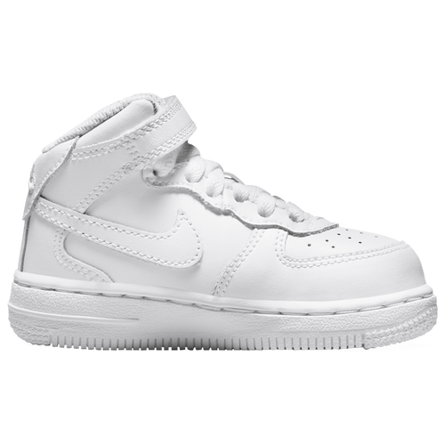

Boys Nike Nike Air Force 1 Mid LE - Boys' Toddler Shoe White/White/White Size 02.0