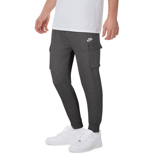 

Nike Mens Nike NSW Cargo Club Pants - Mens Charcoal Heather/Anthracite/White Size M