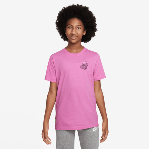 

Boys Nike Nike NSW FA23 Boxy T-Shirt 2 - Boys' Grade School Pink Size L