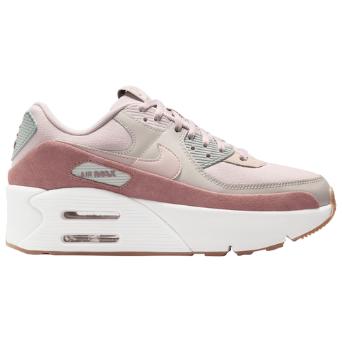

Nike Womens Nike Air Max 90 LV8 - Womens Running Shoes Platinum Violet/Light Iron Ore Size 7.0