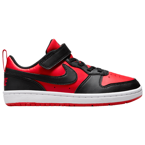 

Boys Preschool Nike Nike Court Borough Low Recraft - Boys' Preschool Shoe White/Black/Red Size 01.0