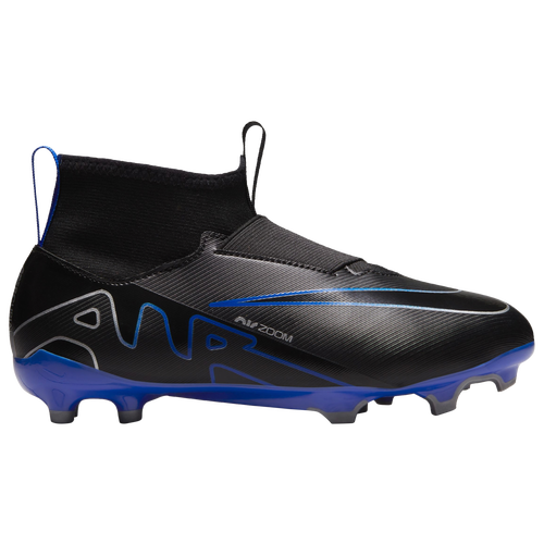 

Nike Boys Nike Zoom Superfly 9 Academy FG/MG - Boys' Grade School Soccer Shoes Black/Chrome/Hyper Royal Size 5.5
