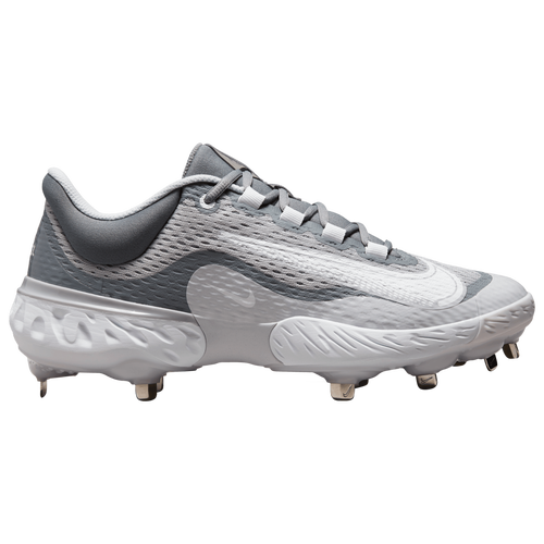 

Nike Mens Nike Alpha Huarache Elite 4 Low - Mens Baseball Shoes Wolf Grey/Cool Grey/White Size 10.0