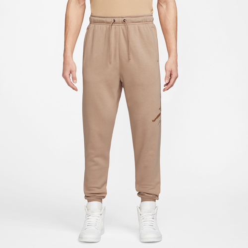 

Jordan Mens Jordan Essential Fleece Baseline Pants - Mens Hemp/Light British Tan Size S