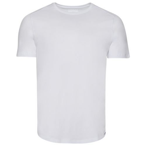 

Legends Curved Hem Aviation T-Shirt - Mens White/White Size L