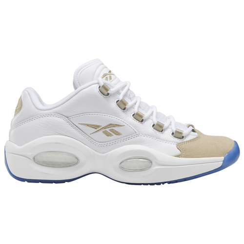 

Reebok Mens Reebok Question Low - Mens Basketball Shoes White/Beige Size 8.0