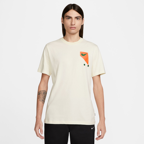 

Nike Mens Nike NSW OC PACK 3 T-Shirt V2 - Mens Orange/Coconut Milk Size S