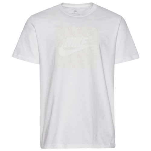

Nike Mens Nike Monogram T-Shirt - Mens White/Grey Size XS
