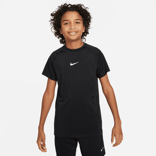 

Boys Nike Nike NP Dri-FIT Short Sleeve Top 24 - Boys' Grade School Black/White Size XL