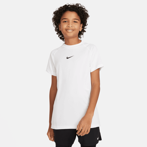 

Boys Nike Nike NP Dri-FIT Short Sleeve Top 24 - Boys' Grade School White/Black Size XL