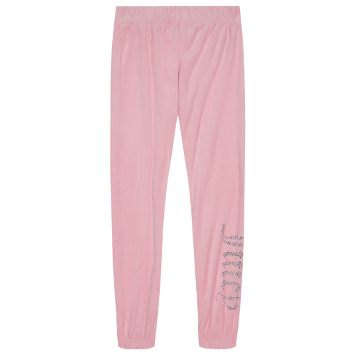 

Girls Juicy Couture Juicy Couture Velour Joggers - Girls' Grade School Orchid Pink/Orchid Pink Size XL