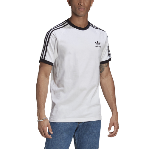 

adidas Originals adidas Originals Adicolor Classics 3-Stripes T-Shirt - Mens White/Black Size M