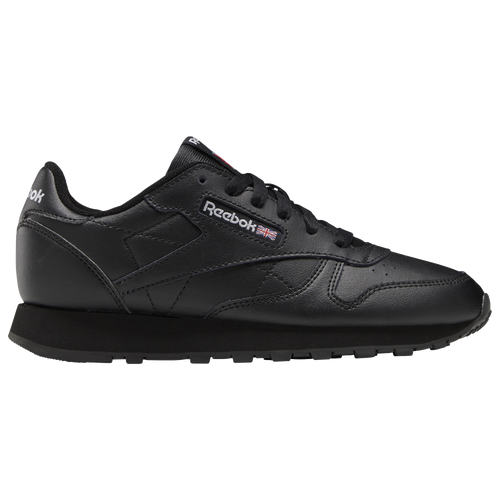 

Reebok Boys Reebok Classic Leather - Boys' Grade School Running Shoes Black/Black Size 4.0