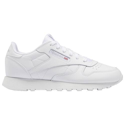 

Reebok Boys Reebok Classic Leather - Boys' Grade School Running Shoes White/White Size 4.5