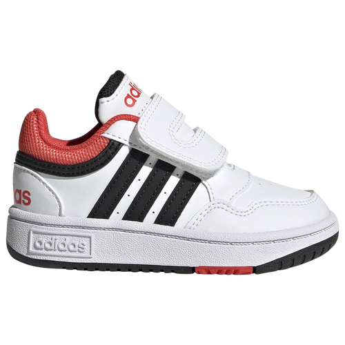 

Boys adidas adidas Hoops 3.0 - Boys' Toddler Shoe Ftwr White/Bright Red/Core Black Size 10.0