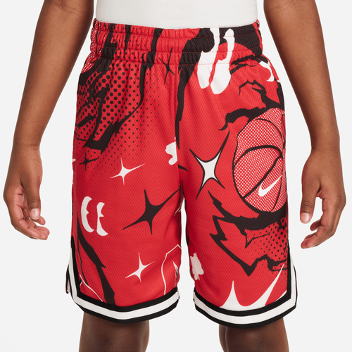 

Boys Nike Nike Dri-FIT DNA Stars Shorts - Boys' Grade School Red/Multi Size XL