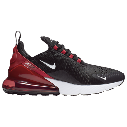 

Nike Mens Nike Air Max 270 - Mens Running Shoes White/University Red/Black Size 10.0