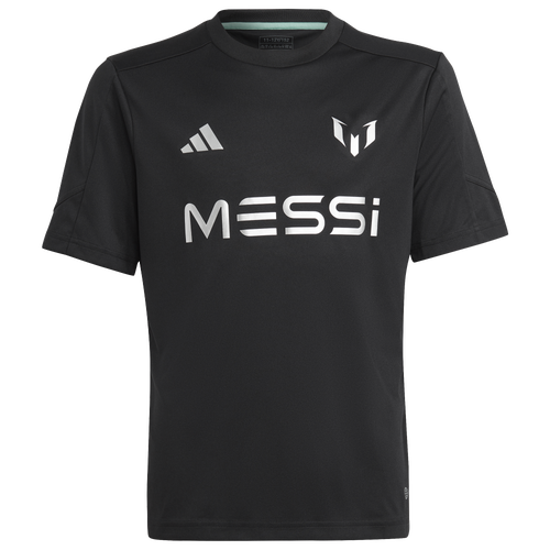 

Boys adidas adidas Messi Soccer Training Jersey - Boys' Grade School Black Size XS