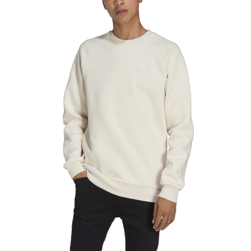 

adidas Originals Mens adidas Originals Trefoil Essentials Crewneck Sweatshirt - Mens Wonder White Size XXL