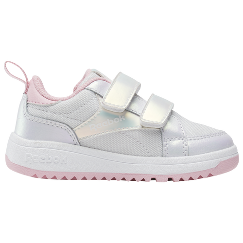 

Boys Reebok Reebok Weebok Clasp Low - Boys' Toddler Running Shoe Pink Glow/Cold Grey 1/Footwear White Size 09.0