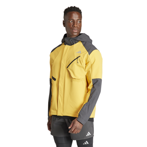 

adidas Mens adidas Ultimate Conquer the Elements COLD.RDY Jacket - Mens Preloved Yellow Size M