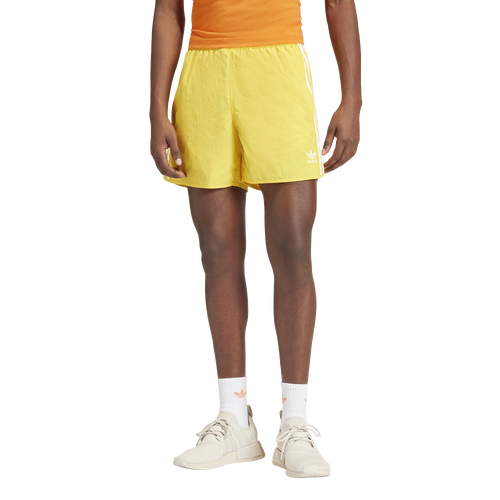 

adidas Originals Mens adidas Originals Sprinter Shorts - Mens White/Yellow Size XL
