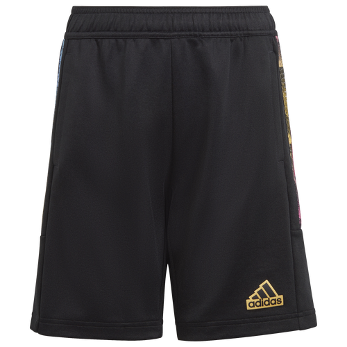 

Boys adidas adidas Tiro Summer Shorts - Boys' Grade School Black/Semi Spark/Spark Size M