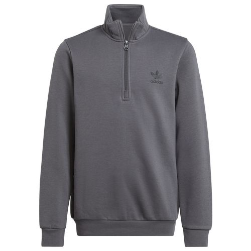 

adidas Originals Boys adidas Originals Adicolor Half-Zip Sweatshirt - Boys' Grade School Grey Five Size S