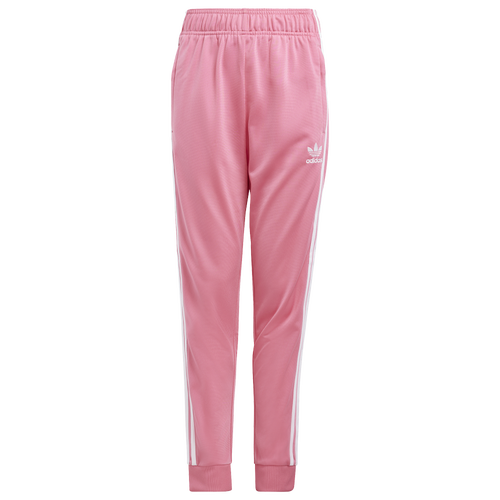

adidas Originals adidas Originals Superstar Track Pants - Girls' Grade School White/Pink Fusion Size XL