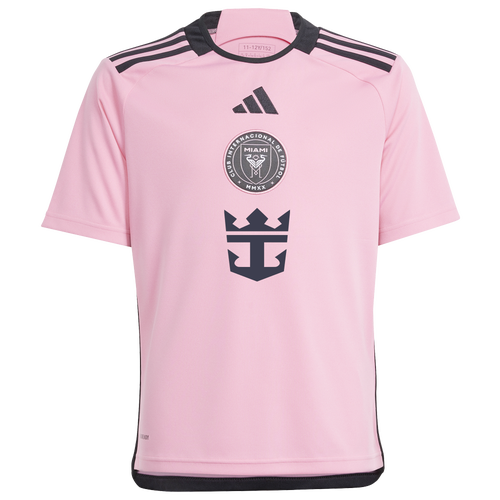 

Boys adidas adidas Messi Miami Soccer Jersey - Boys' Grade School Easy Pink/Black Size L