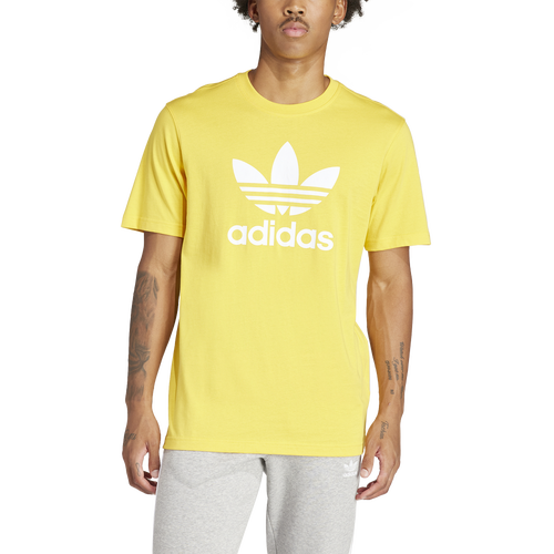 

adidas Originals Mens adidas Originals Trefoil T-Shirt - Mens Bold Gold Size XL