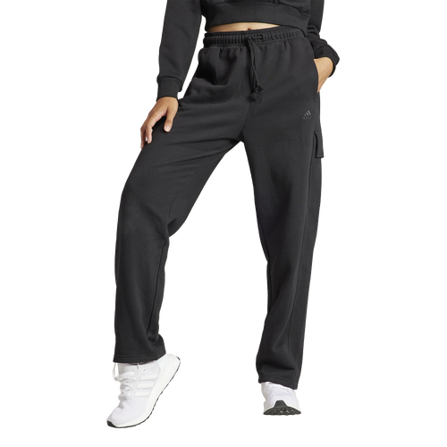 

adidas Womens adidas ALL SZN Fleece Cargo Pants - Womens Black Size XS