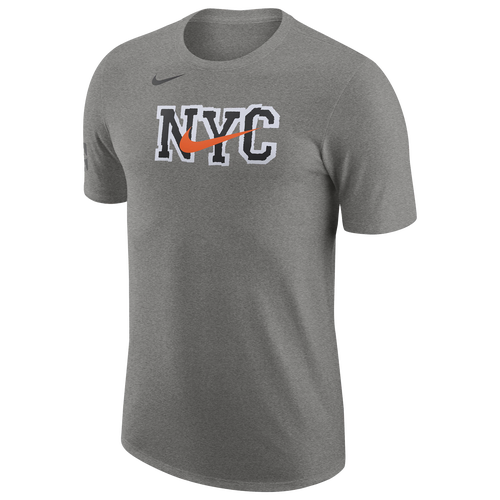 

Nike Mens Nike Knicks Essential City Edition Logo T-Shirt - Mens Dark Grey Heather Size S