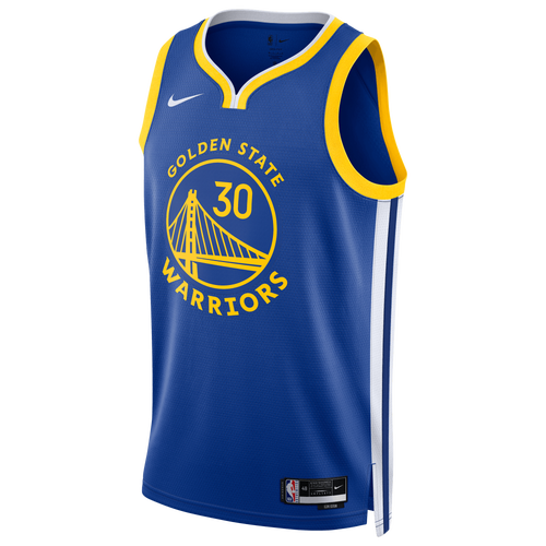 

Nike Mens Golden State Warriors Nike Warriors Dri-FIT Swingman Icon Jersey - Mens Blue/Yellow Size M
