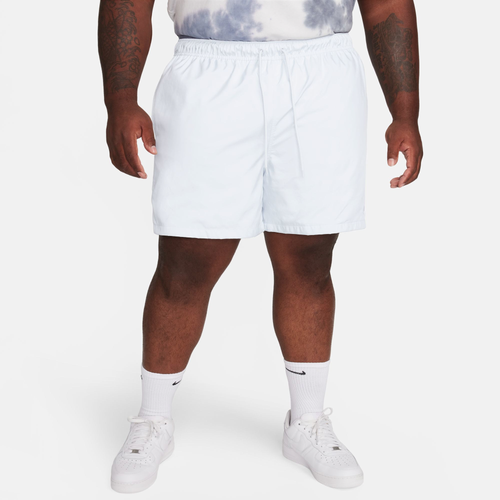 

Nike Mens Nike Club Flow Shorts - Mens Pure Platinum/White Size XL