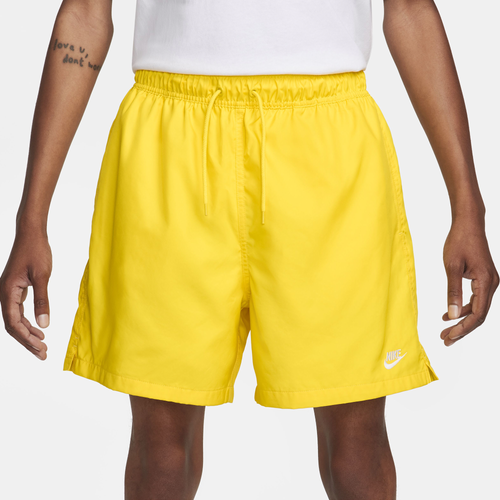 

Nike Mens Nike Club Flow Shorts - Mens White/Lightning Size M