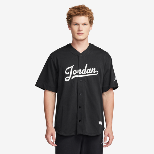 

Jordan Mens Jordan Flight MVP Statement Baseball Top - Mens White/Black Size L