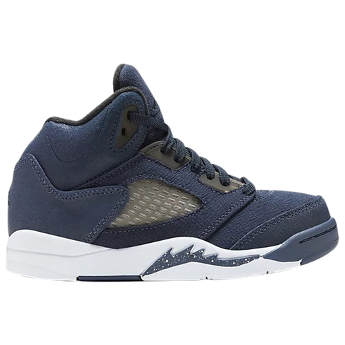 

Jordan Boys Jordan 5 Retro SE - Boys' Preschool Shoes Grey/Black/Midnight Navy Size 12.0