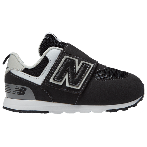 

Boys New Balance New Balance 574 Newbie - Boys' Toddler Running Shoe Black/White Size 02.0
