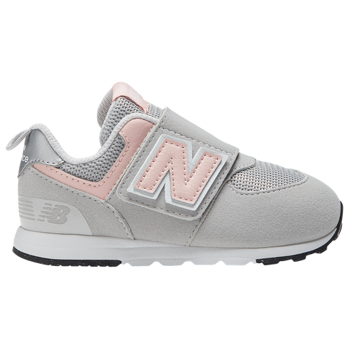 

Girls New Balance New Balance 574 Newbie - Girls' Toddler Shoe Pink/Grey Size 02.0