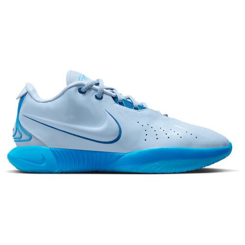 

Nike Mens Nike LeBron XXI Textile - Mens Basketball Shoes Court Blue/Light Armory Blue/Blue Hero Size 8.0