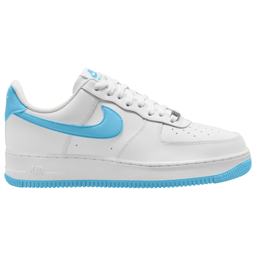 

Nike Mens Nike Air Force 1 '07 - Mens Basketball Shoes White/Blue/White Size 13.0