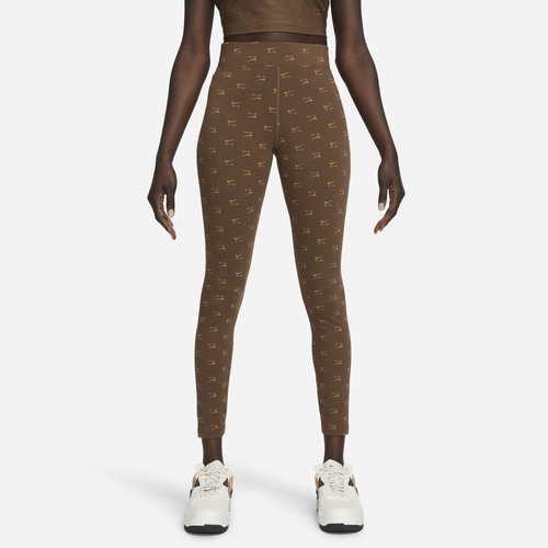 

Nike Womens Nike NSW Air HR Tights - Womens Cacao Wow/Ale Brown Size M