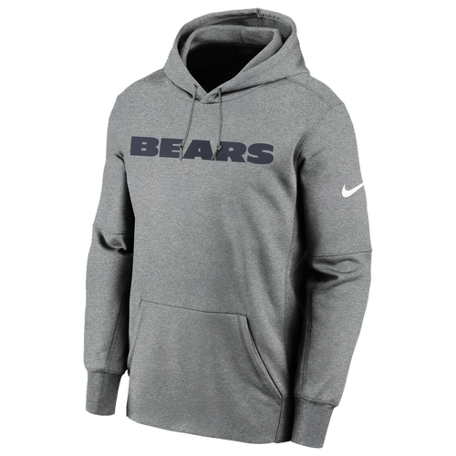 

Nike Mens Chicago Bears Nike Bears Fan Gear Wordmark Performance P/O - Mens Heather Charcoal Size L