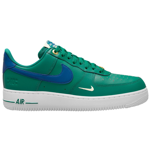 

Nike Mens Nike Air Force 1 '07 LV8 - Mens Basketball Shoes Green/Blue/White Size 10.0