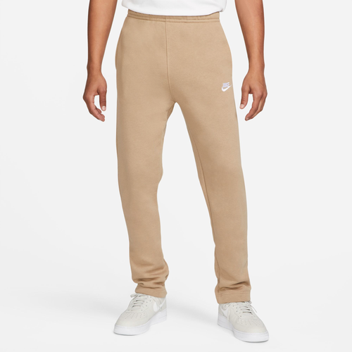 

Nike Mens Nike Open Hem Club Pants - Mens White/Tan Size M