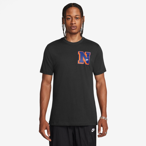

Nike Mens Nike NSW Club SSNL LBR T-Shirt - Mens Black/Black Size S